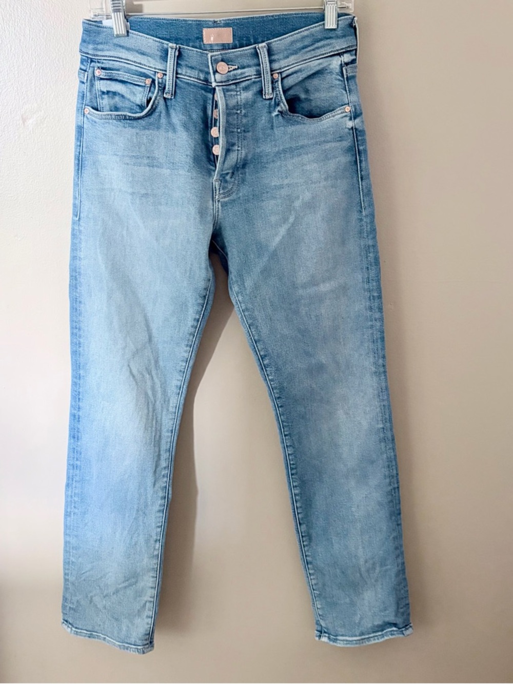 MOTHER The Mid Rise Hiker Hover Jeans in Full Moon Size 26 - Picture 2 of 10